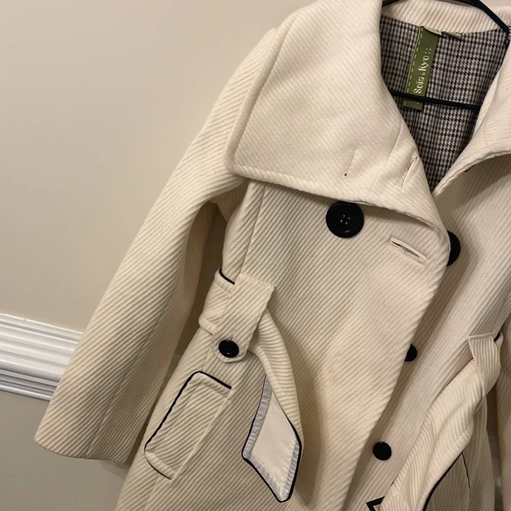 Soia & Kyo gemma wool cream coat - Picture 5 of 6